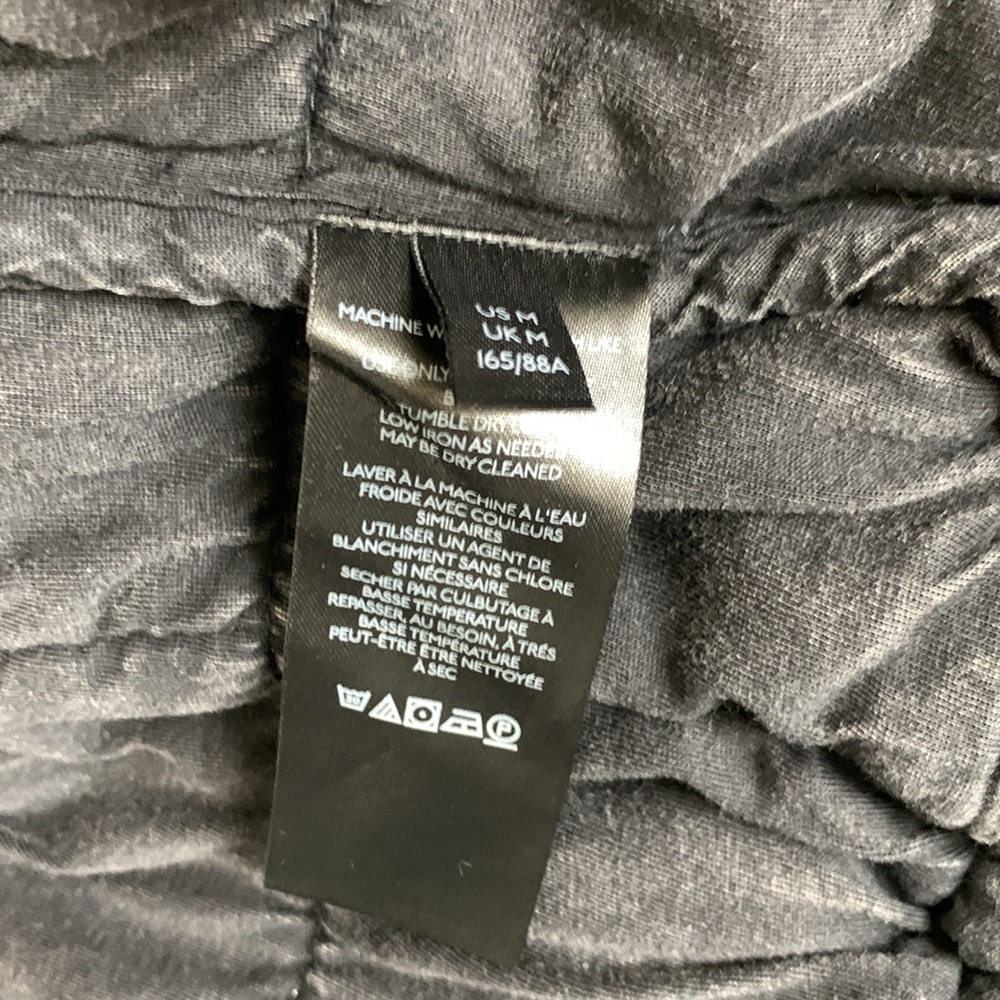 Free People Quilted Boxy Zip-Up Jacket in Washed Black - Picture 5 of 5